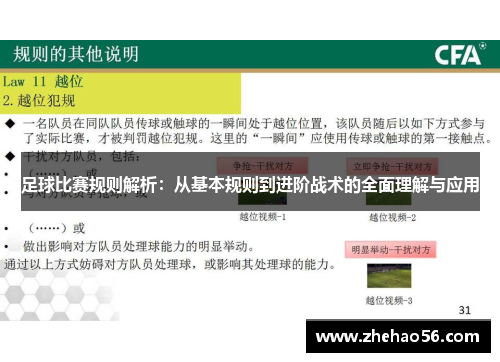 足球比赛规则解析：从基本规则到进阶战术的全面理解与应用